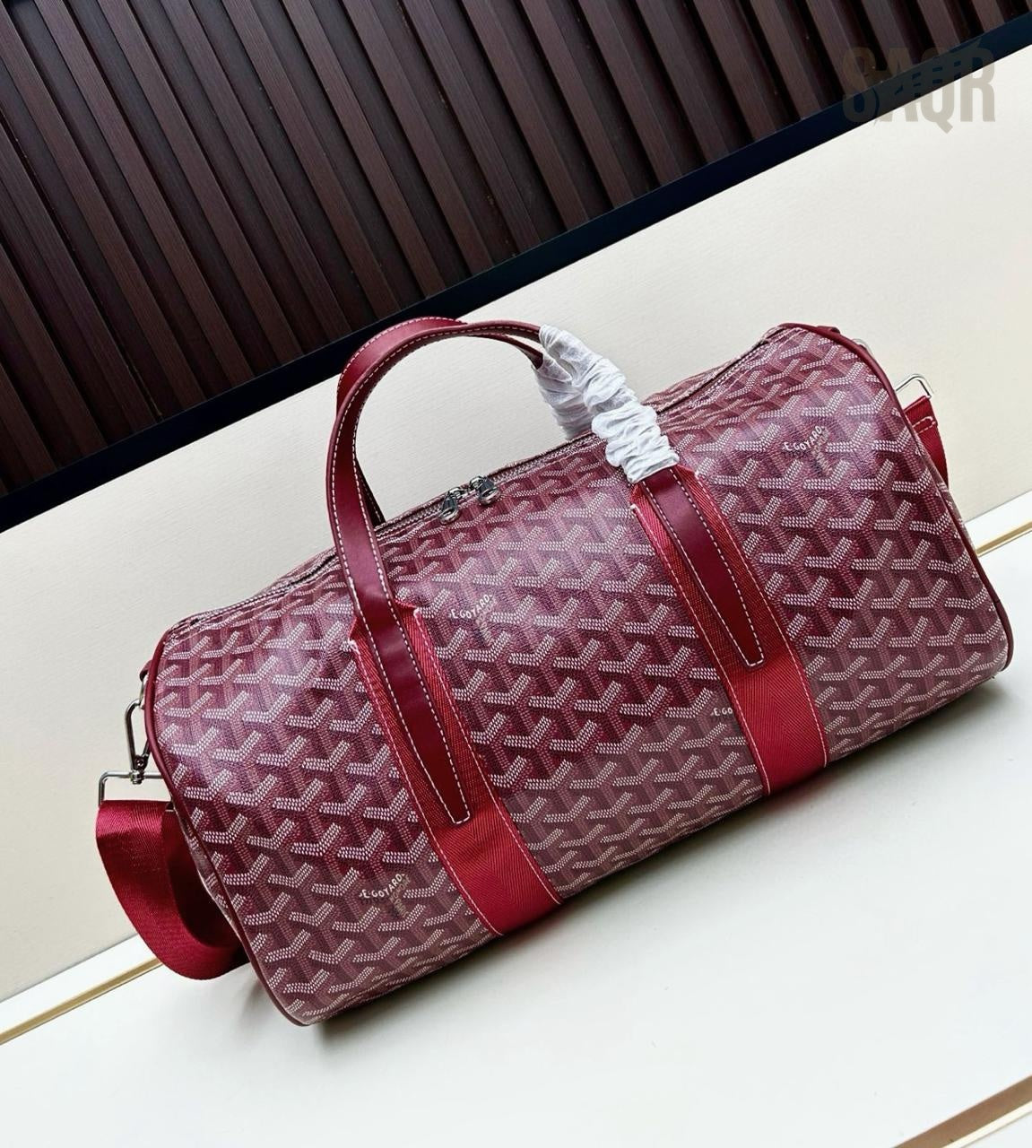 Goyard Boeing 45 Duffel Bag (Black/Tan)