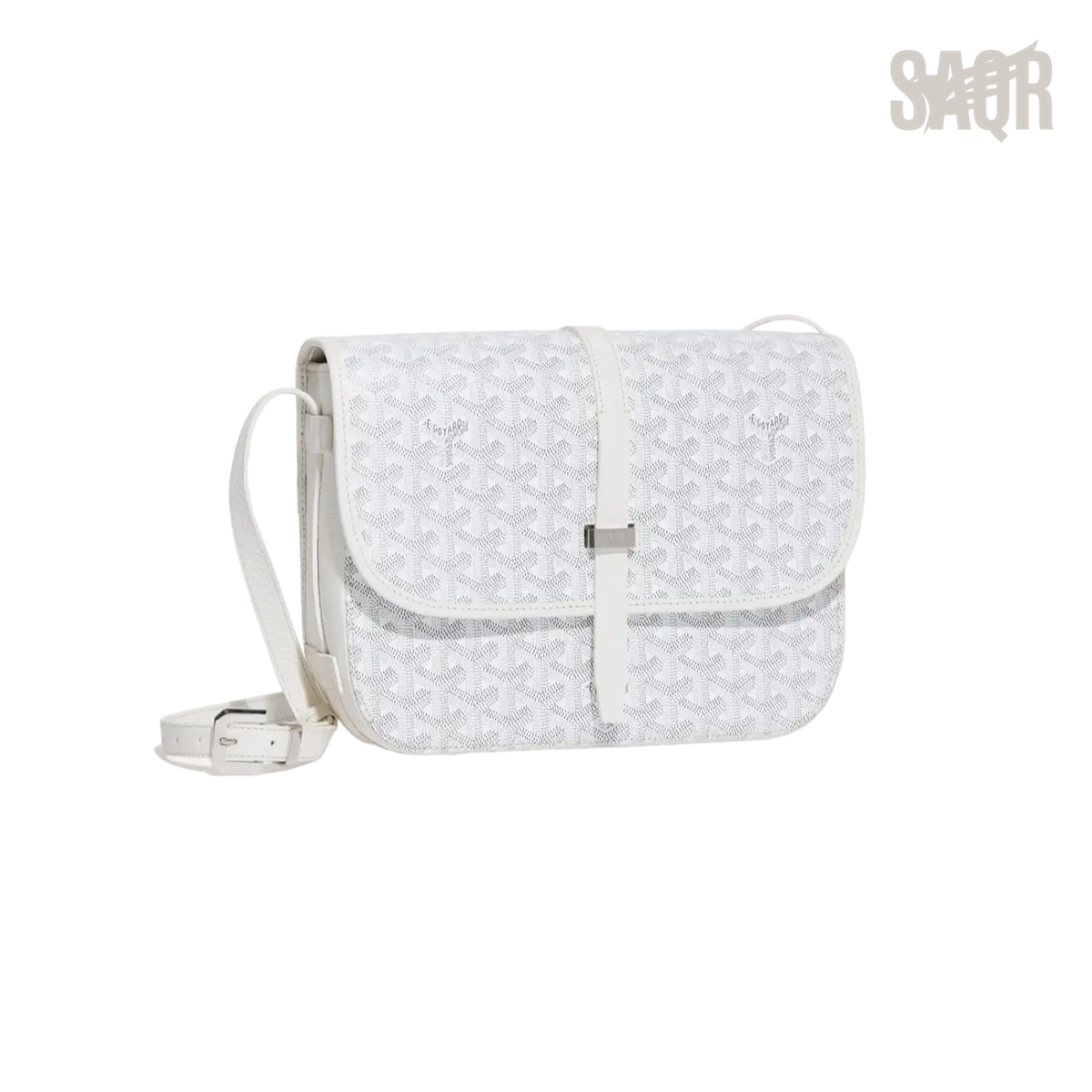 Goyard Belvedere Crossbody Bag – White - View 1