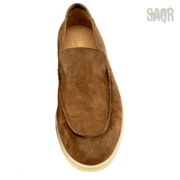Loro Piana Suede Loafers – Brown - View 3