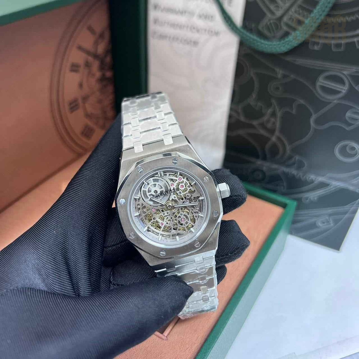 AP Watch | Royal Oak White Skeleton Dial