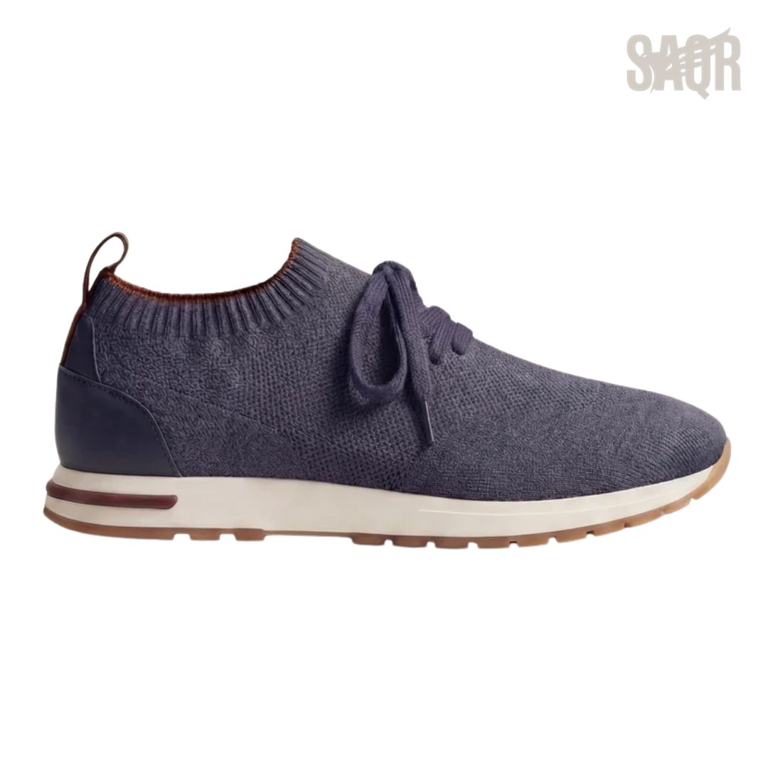 Loro Piana 360 LP Flexy Walk Knit Sneakers – Dark Grey - View 1