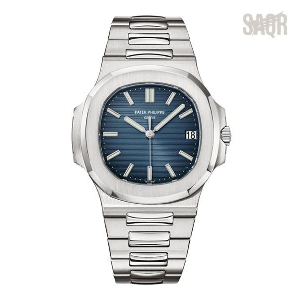 Patek Philippe | Nautilus Black-Blue Dial - Free & Fast UAE Shipping