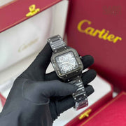 Cartier Watch | Santos de Skeleton Black Steel