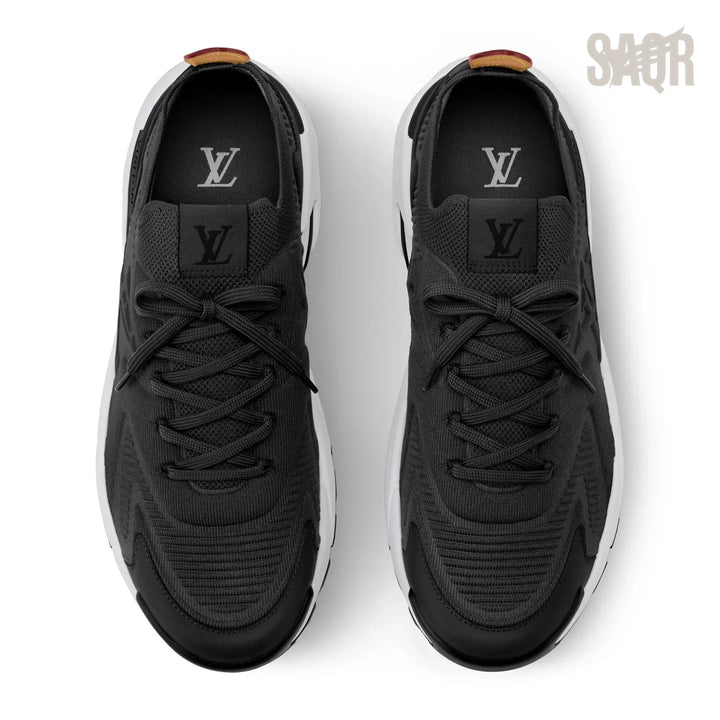 Louis Vuitton LV Runner Tatic Sneakers – Black & White - View 2