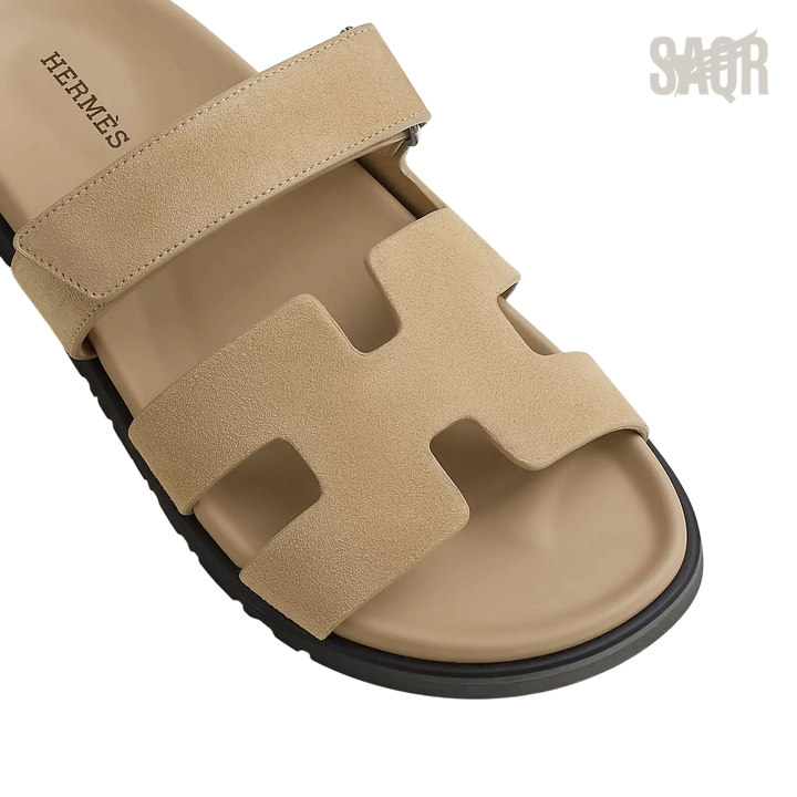 Hermès Chypre Sandals – Beige Lin - View 2