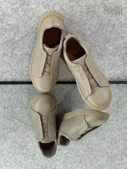 Zegna Navy Slip-On Sneakers