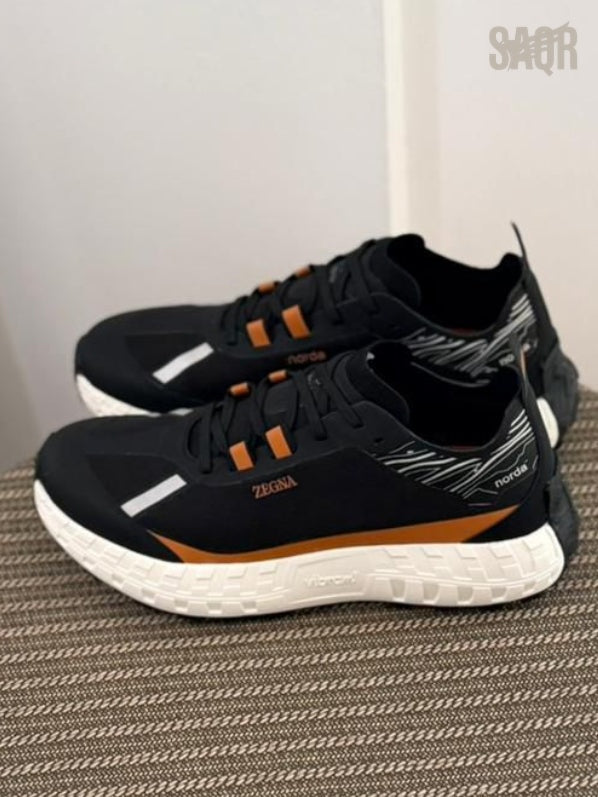 Zegna x norda 001 Sneaker (White / Vicuna)