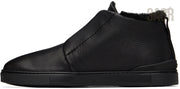 Zegna Footwear | Shearling-Lined Black