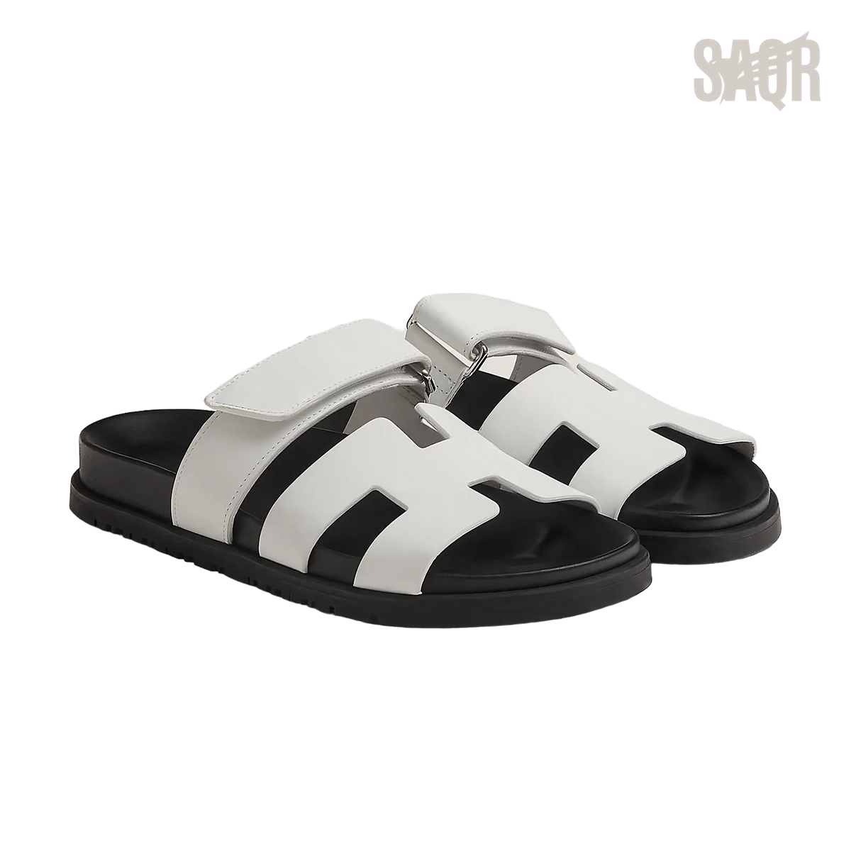 Hermès Chypre Sandals – Blanc - View 1