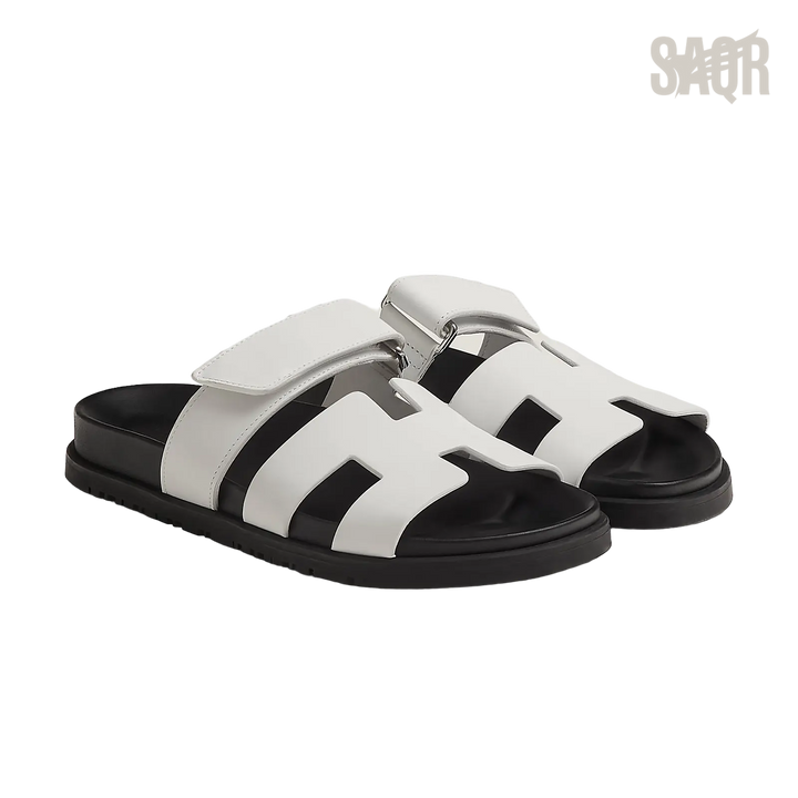 Hermès Chypre Sandals – Blanc - View 1