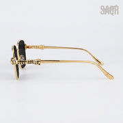 Cartier Sunglasses Gold-Tone – Black Lenses - View 2