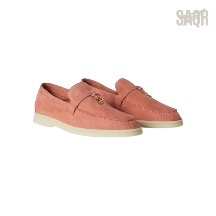 Loro Piana Summer Charms Loafers – Sorbet Pink - View 1