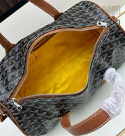 Goyard Boeing 45 Duffel Bag (Black/Tan)