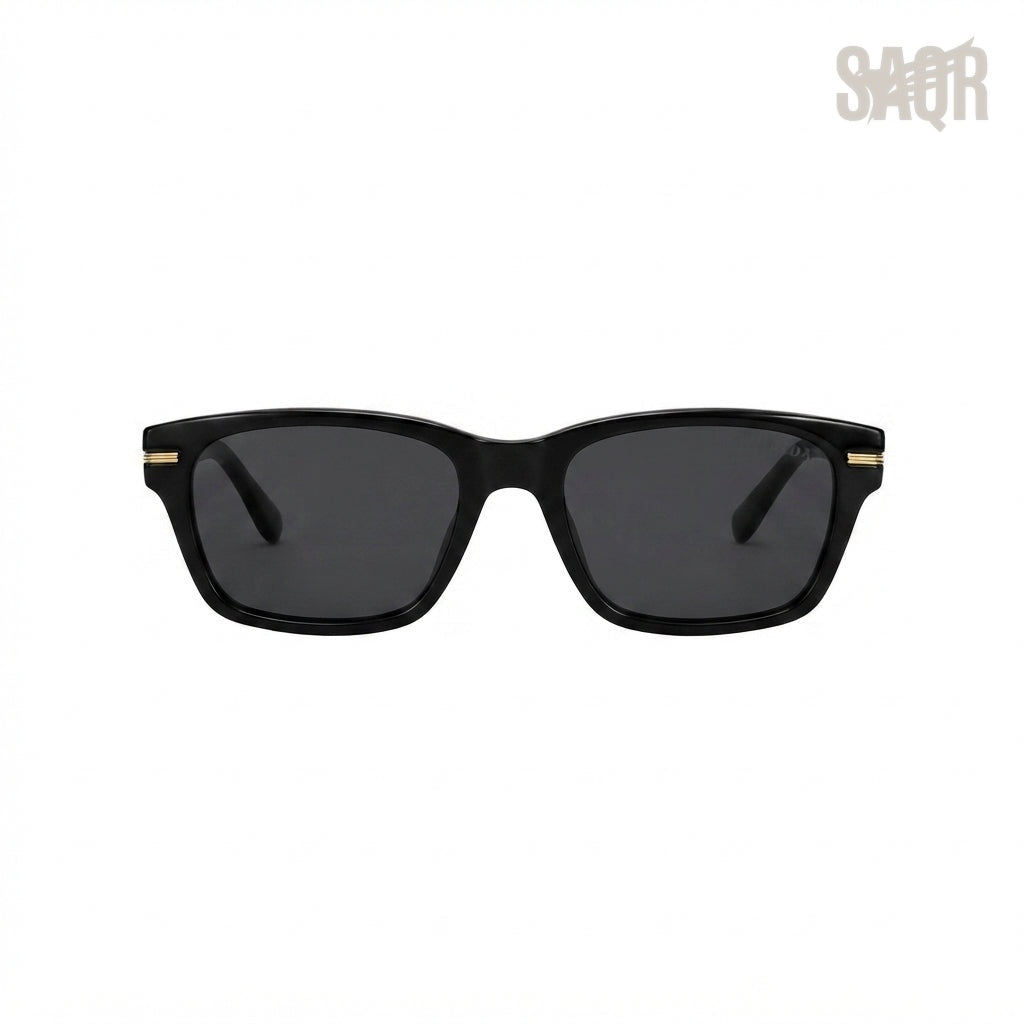 Prada Sunglasses Gold-Tone – Black - View 1