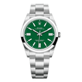 Rolex | Oyster Perpetual Green Index Dial - Free & Fast UAE Shipping