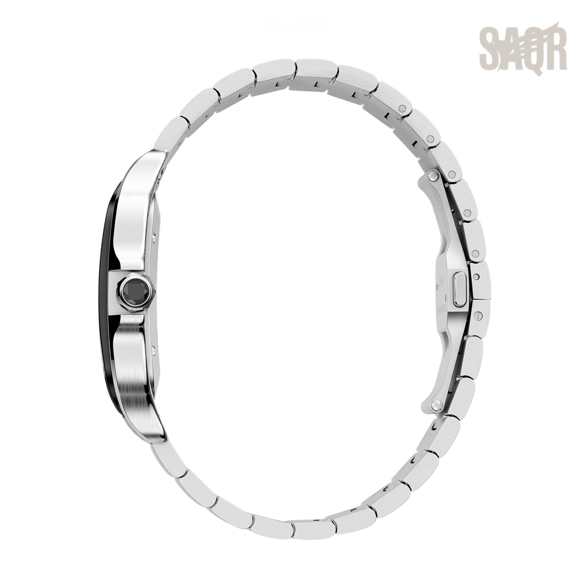 Cartier Watch | Santos de Black Sunburst Dial