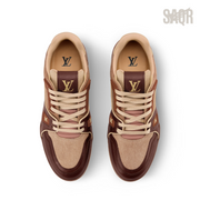 Louis Vuitton LV Trainer Sneaker – Maroon & Brown - View 2