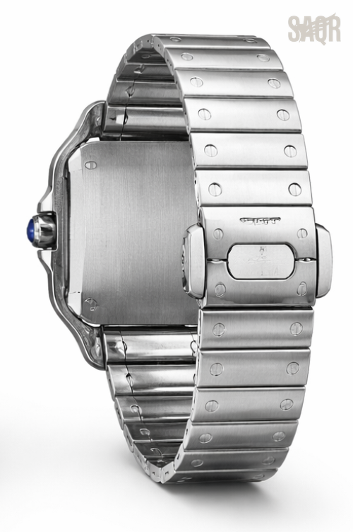 Cartier Watch | Santos de Steel Blue Dial