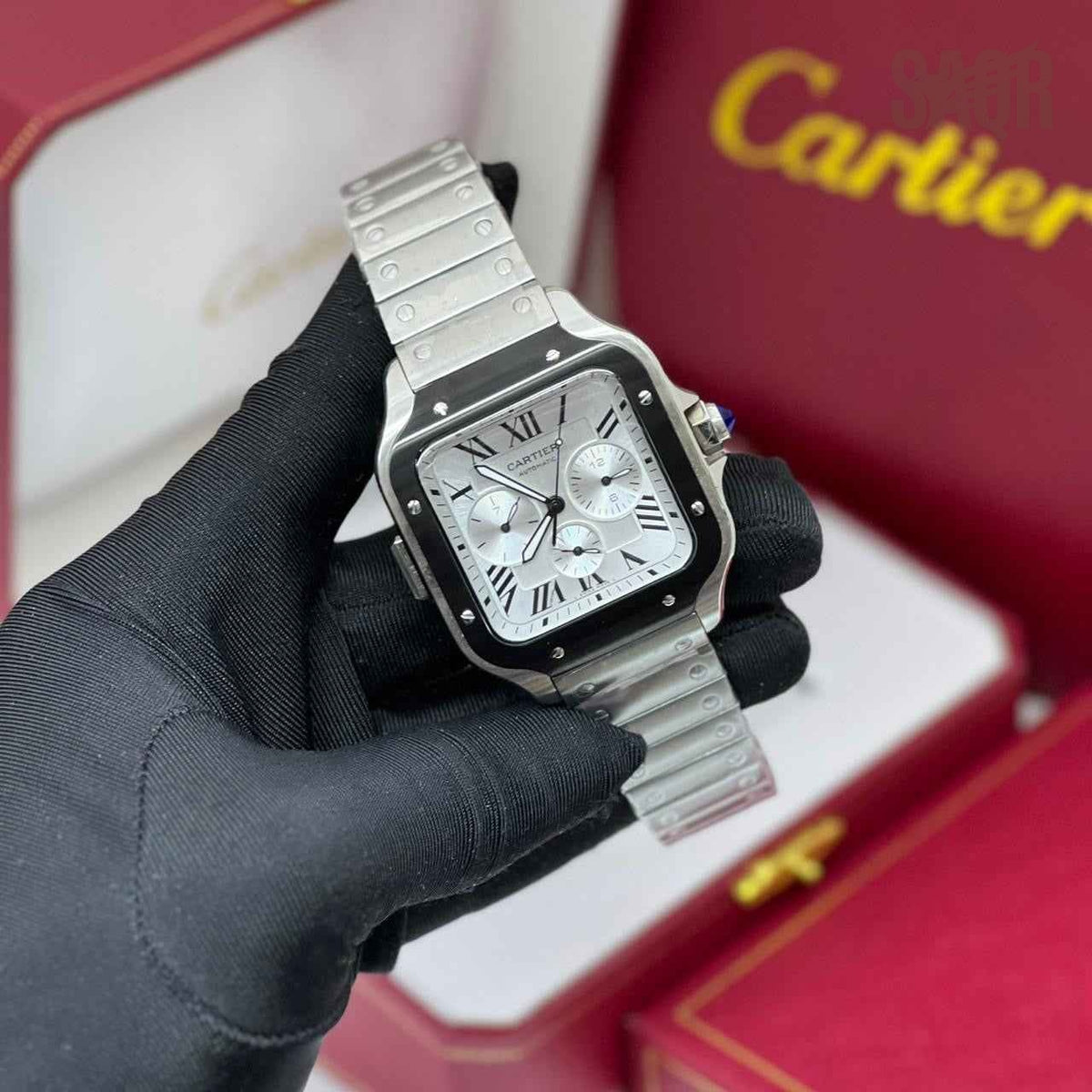 Cartier Watch | Santos de Chronograph White