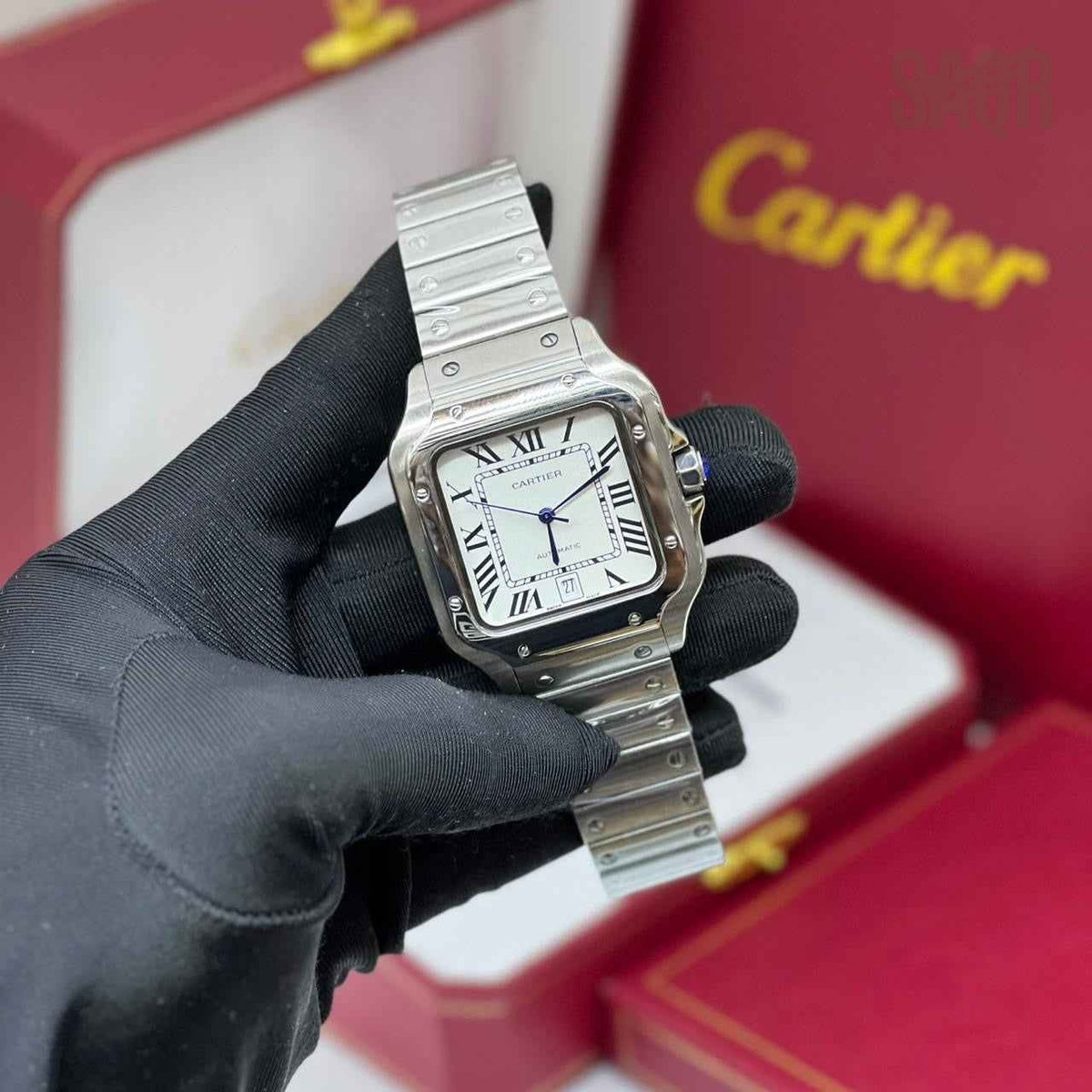 Cartier Watch | Santos de Stainless Steel Silvered