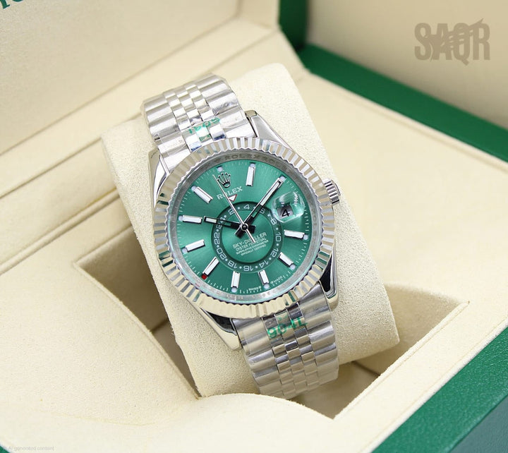 Rolex Day-Date 40 (Chocolate Dial with Baguette Diamonds)