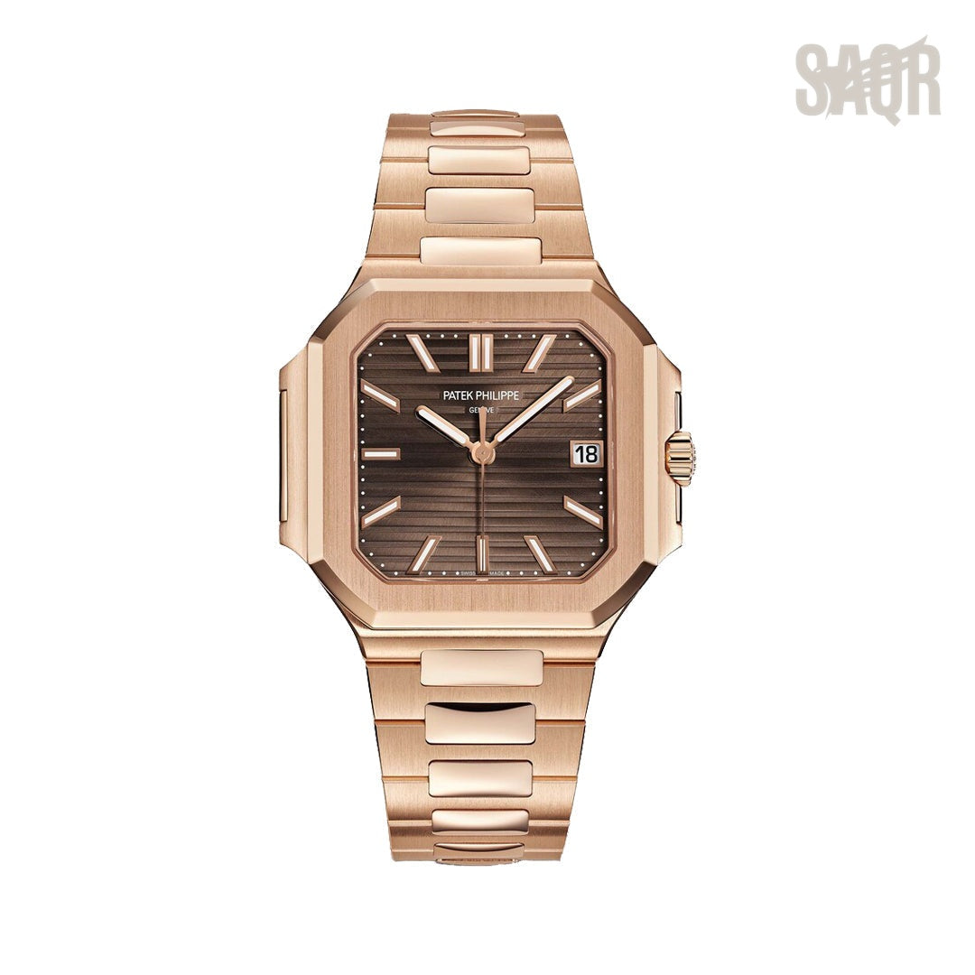 Patek Philippe | Cubitus Rose Gold Brown Dial - Free & Fast UAE Shipping