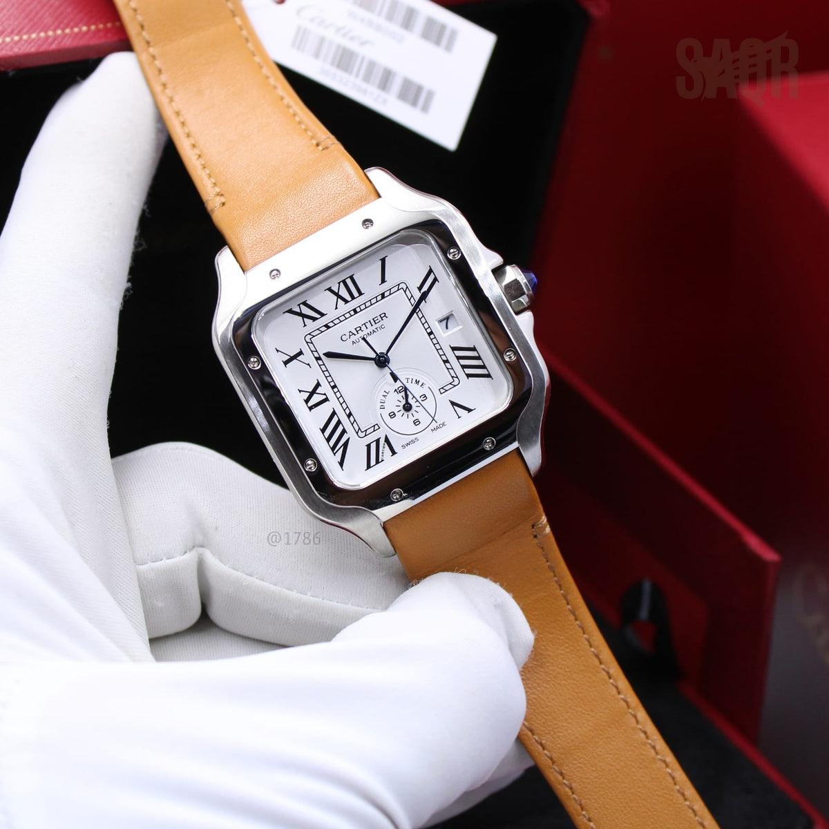 Cartier Santos de Cartier Large Model (Green Dial)