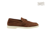 Loro Piana Summer Charms Loafers – Saddle Brown - View 2