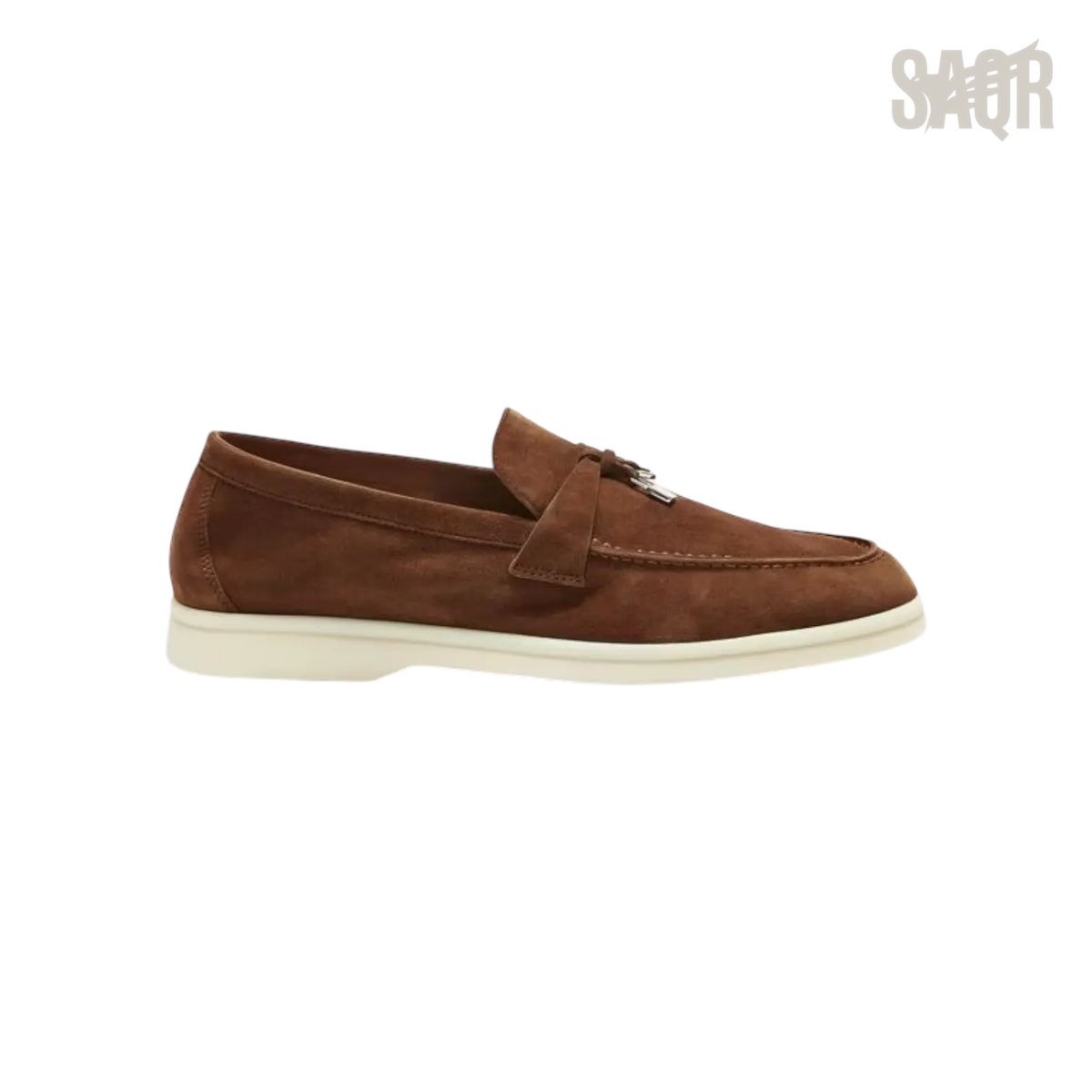 Loro Piana Summer Charms Loafers – Saddle Brown - View 2