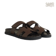 Hermès Chypre Sandals – Écorce - View 1