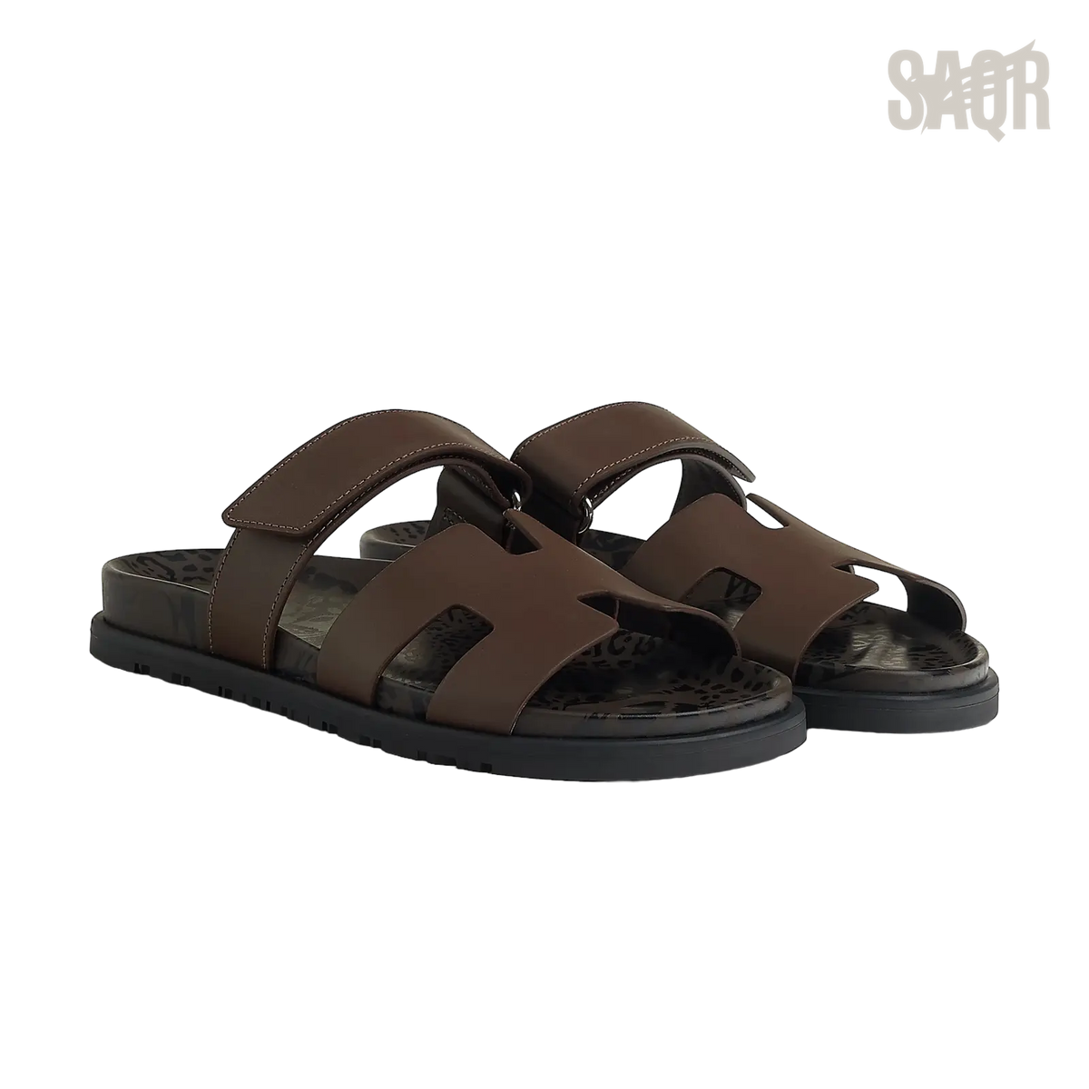 Hermès Chypre Sandals – Écorce - View 1