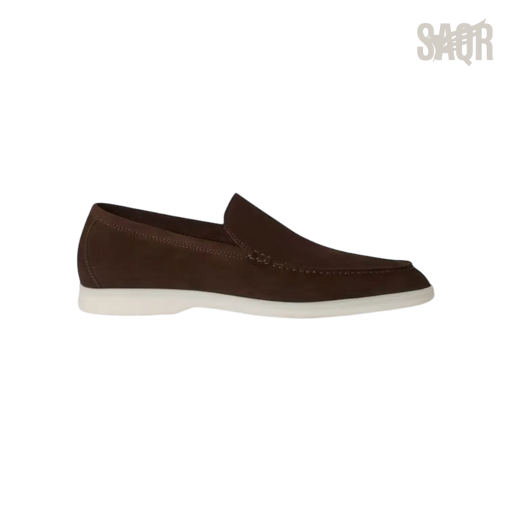 Loro Piana Summer Walk Loafers – Chocolate - View 2