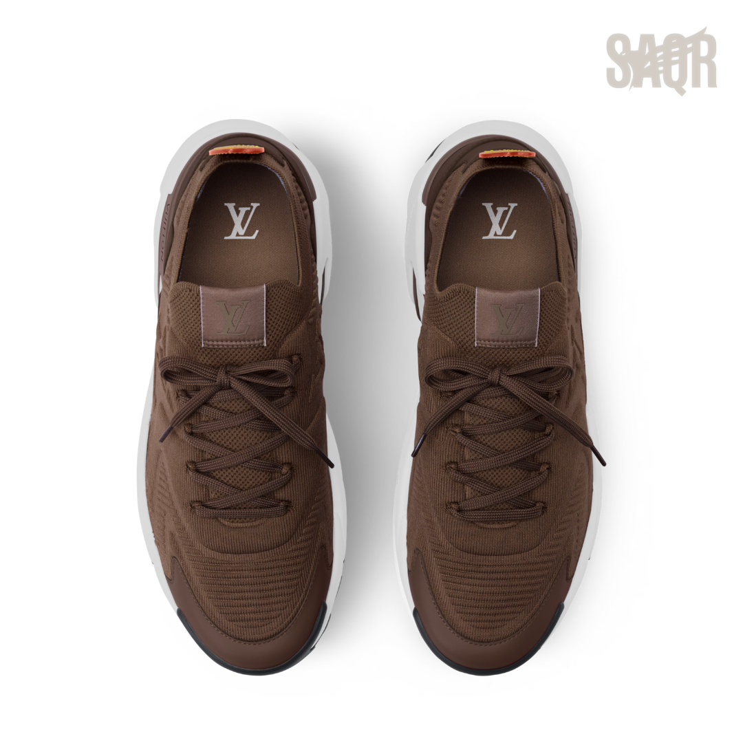 Louis Vuitton LV Runner Tatic Sneakers – Brown & White - View 2