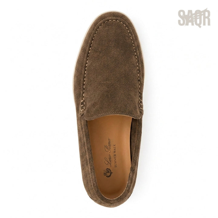 Loro Piana Suede Sneakers – Brown - View 1