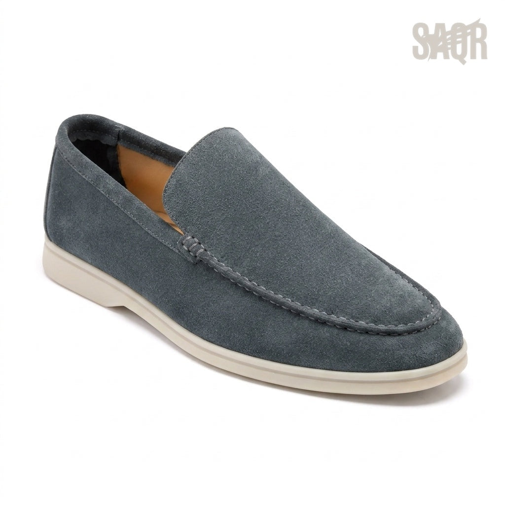 Loro Piana Suede Sneakers – Grey - View 1