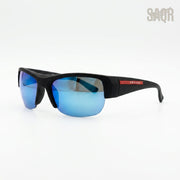 Prada Sport Sunglasses Linea Rossa – Vibrant Blue Mirror Lens - View 2