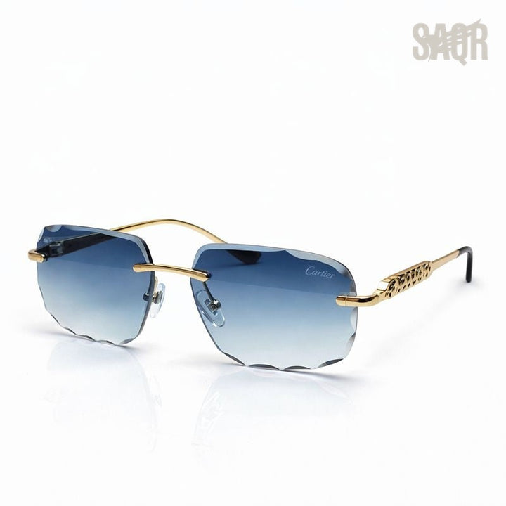 Cartier Glasses | C Décor Black Leather Temple