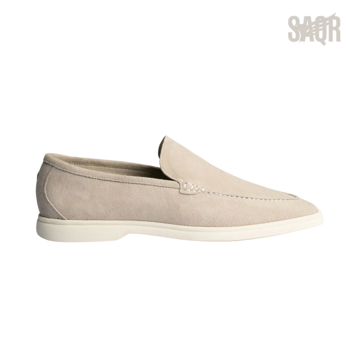 Loro Piana Summer Walk Loafers – Beige - View 1
