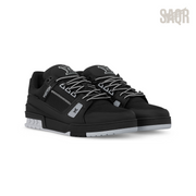Louis Vuitton LV Trainer Sneakers – Black & Grey - View 4