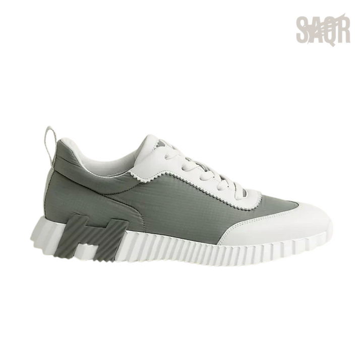 Hermès Footwear | Bouncing Étoupe/Blanc