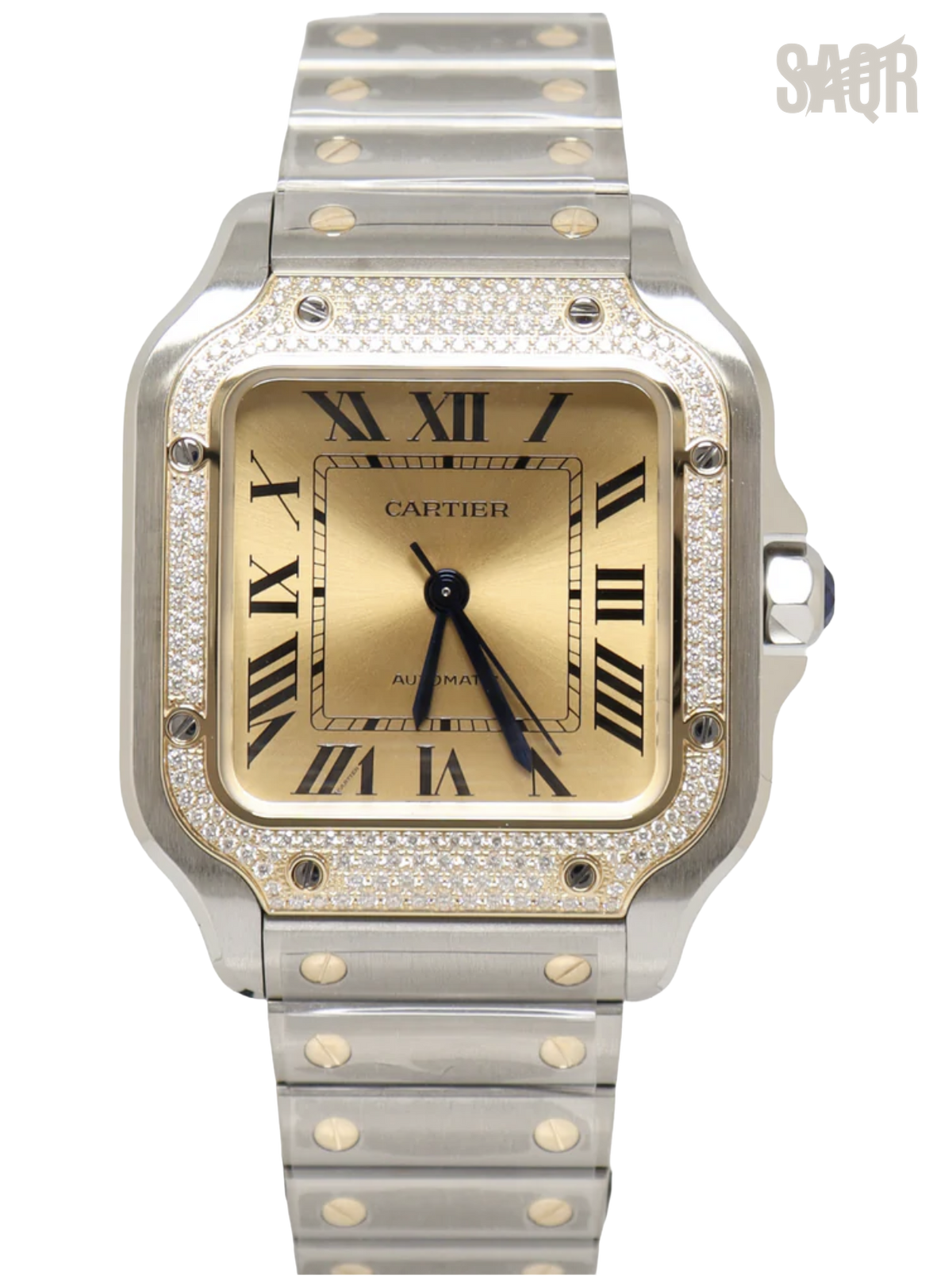 Cartier Watch | Santos de Two-Tone Yellow Dial