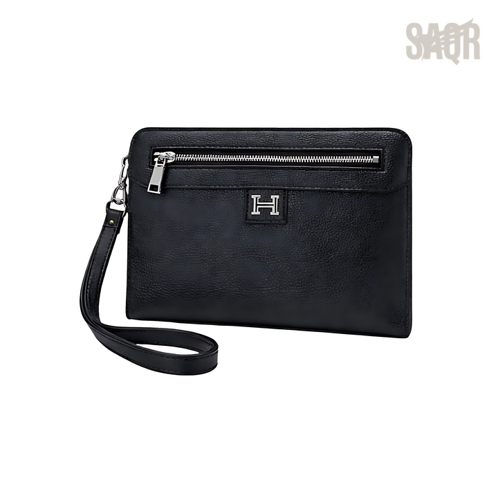 Hermès Bag | Black Canvas Pouch
