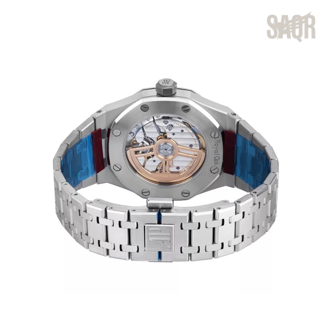Audemars Piguet Royal Oak – Silver & Royal Blue - View 3