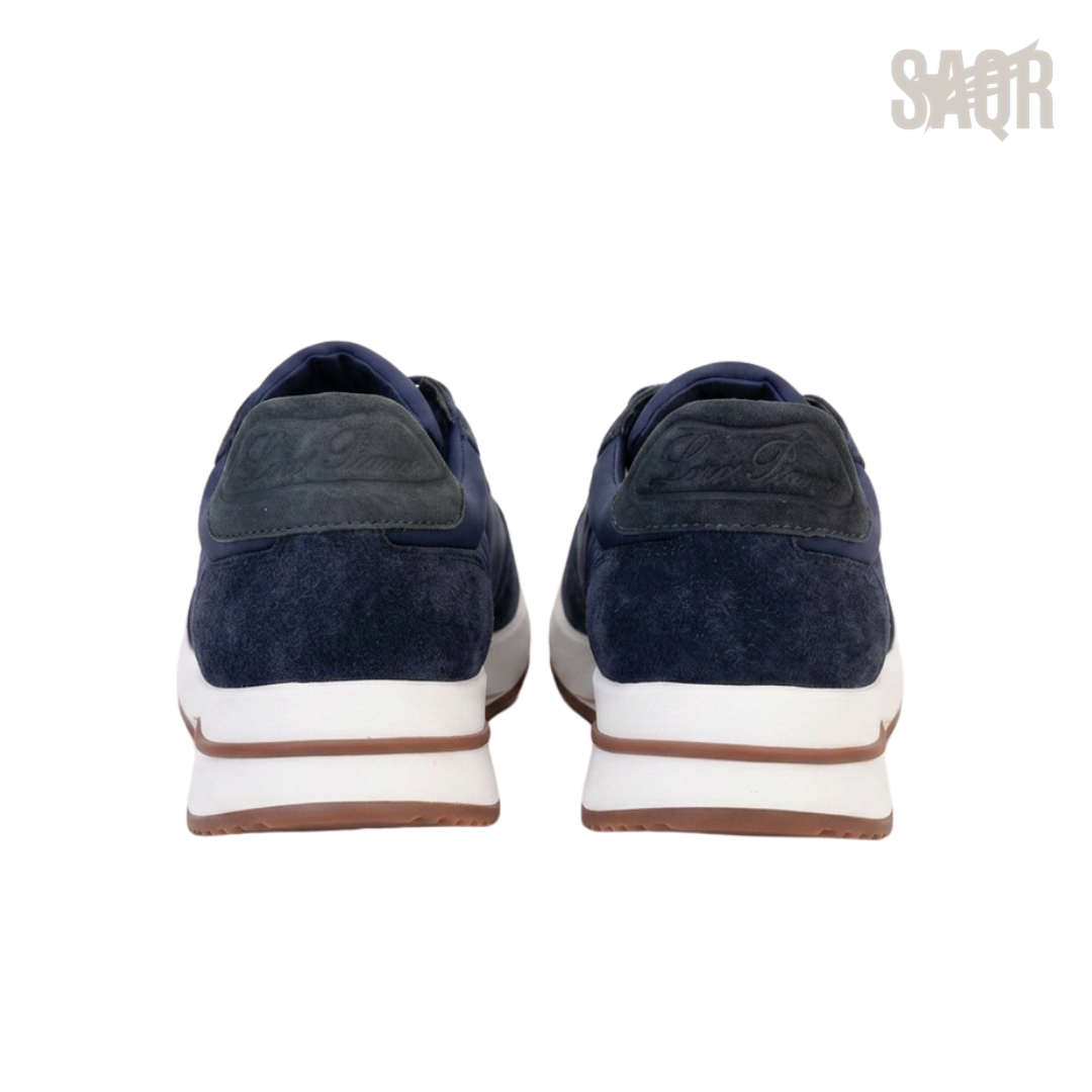 Loro Piana Week End Walk Sneakers – Navy Blue - View 4
