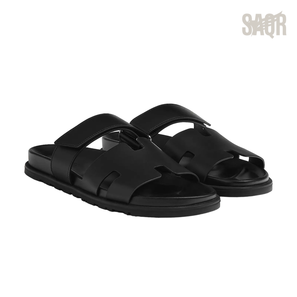 Hermès Chypre Sandals – Noir - View 1