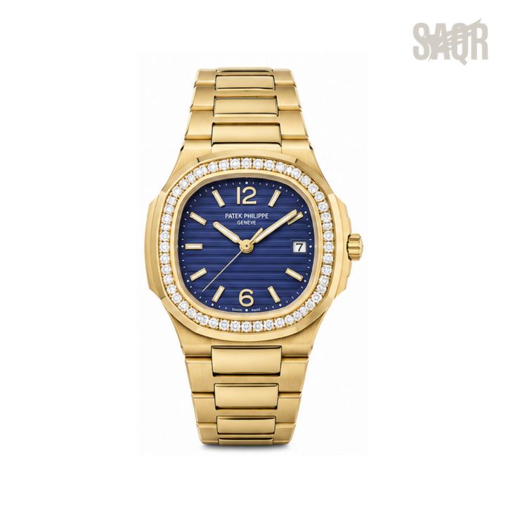 Patek Philippe Nautilus – Gold-Tone & Blue - View 1