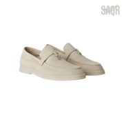 Loro Piana Summer Charms Loafers – Powder Pearl - View 1