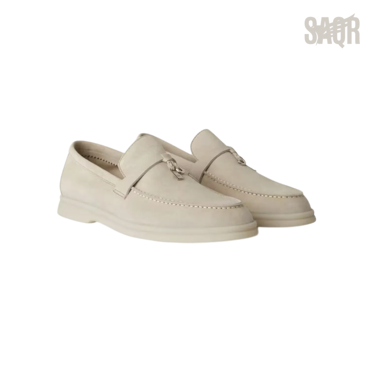 Loro Piana Summer Charms Loafers – Powder Pearl - View 1