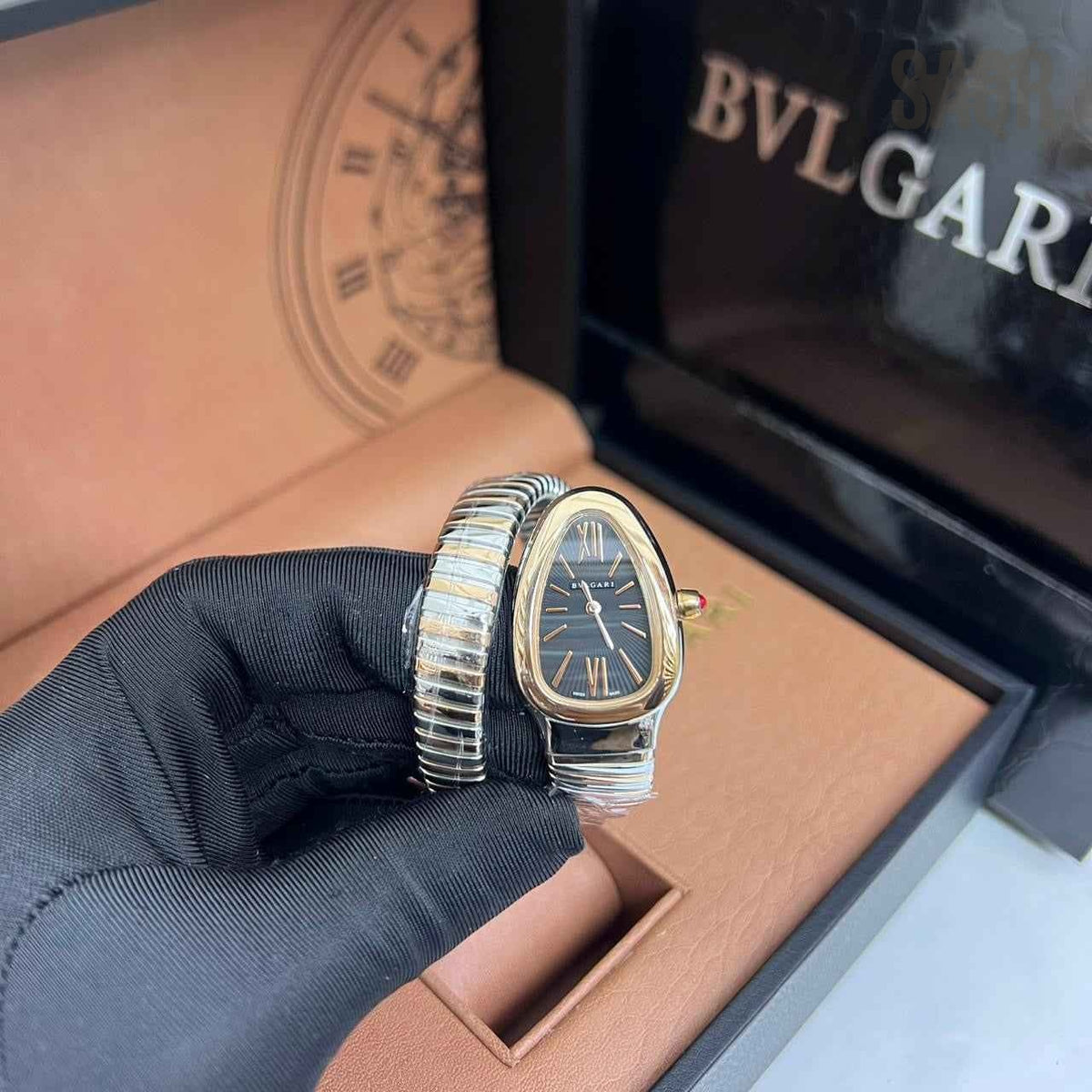 Bvlgari Watch | Serpenti Tubogas Black Dial