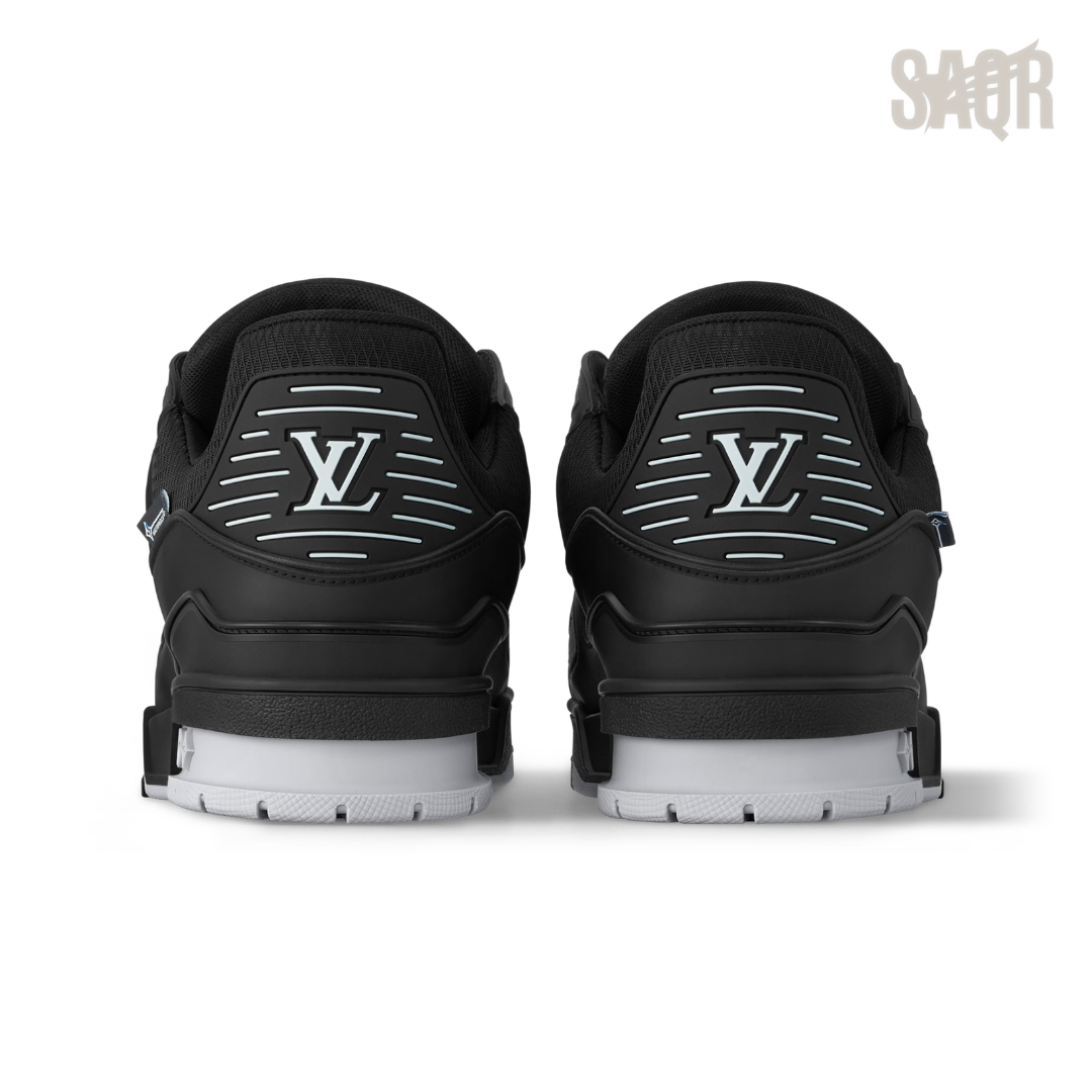Louis Vuitton LV Trainer Sneakers – Black & Grey - View 3